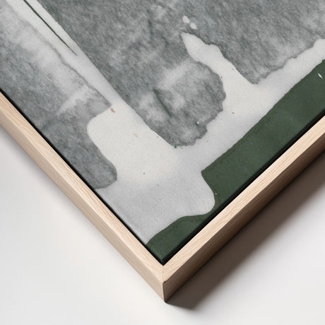 Tension fields 2 Abstract painting 18 green mural Poster och Canvastavla