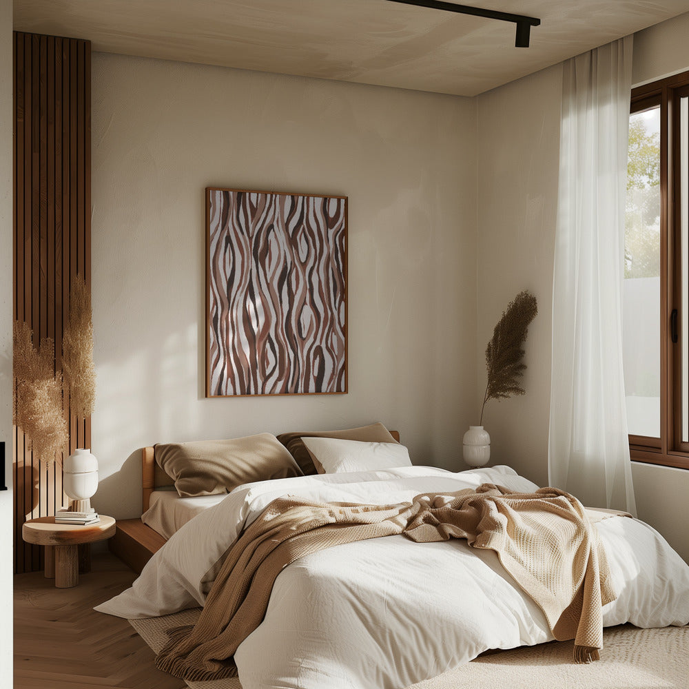 Pastel Tiger Poster och Canvastavla