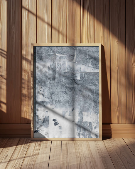 Concrete structure 12 Abstract painting mural Poster och Canvastavla