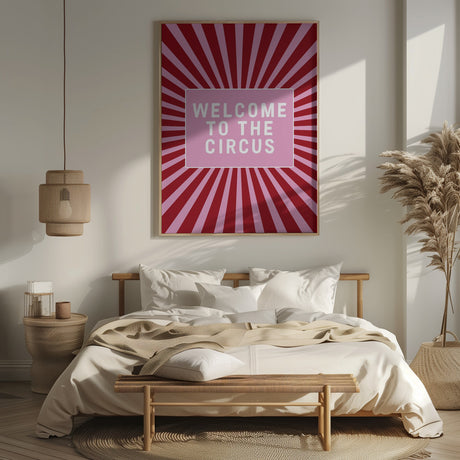 Welcome To the Circus Poster och Canvastavla