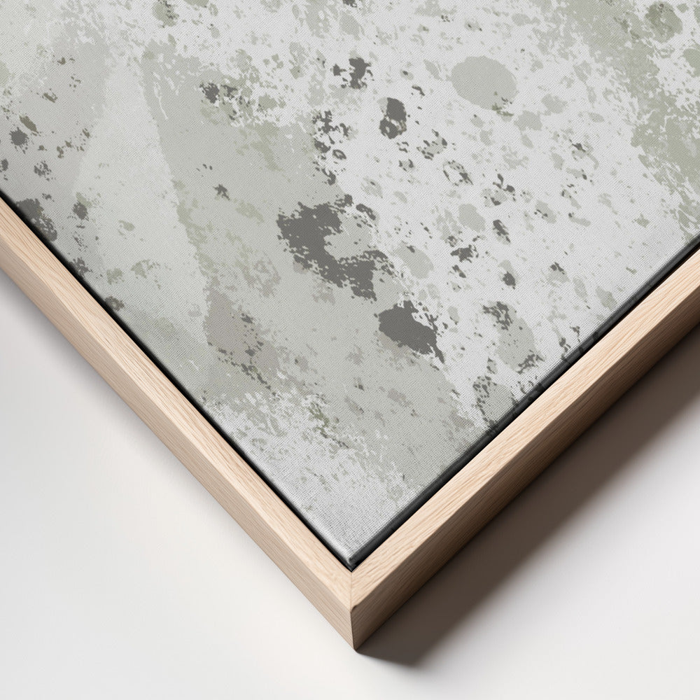 Charcoal White Poster och Canvastavla