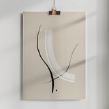 Composition of Lines - The Third Poster och Canvastavla
