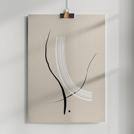Composition of Lines - The Third Poster och Canvastavla