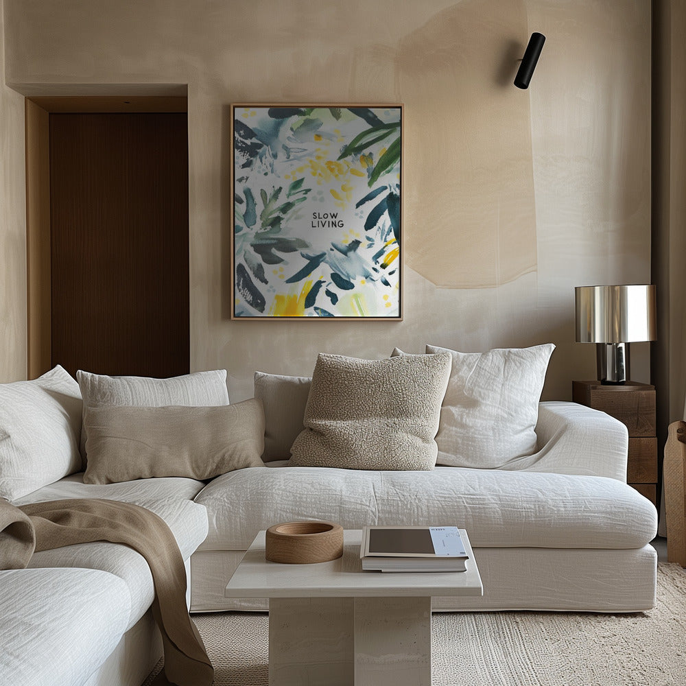 Slowlivingno2 Poster och Canvastavla