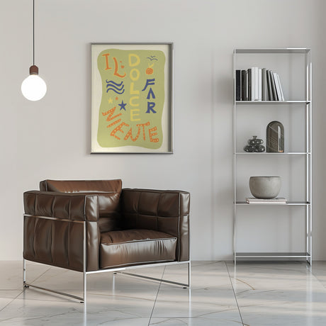 La Dolce Far Niente Poster och Canvastavla
