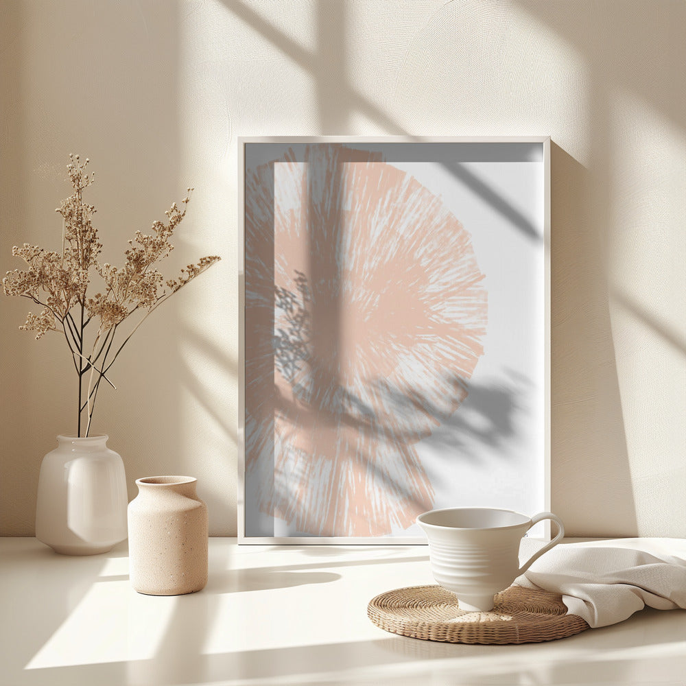 Peach Shell Poster och Canvastavla