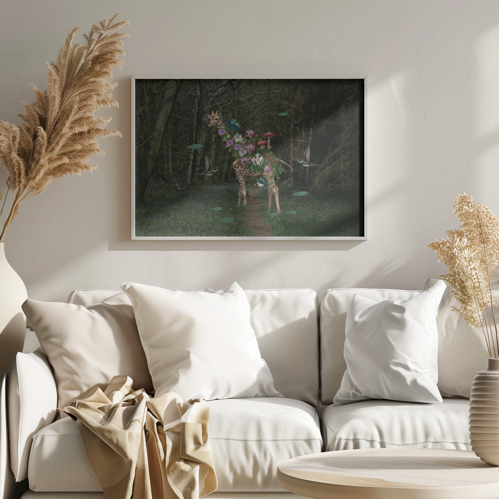 Giraffe Poster och Canvastavla