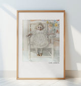 Portrait of Inga Maria Thiel, 1918 Poster och Canvastavla