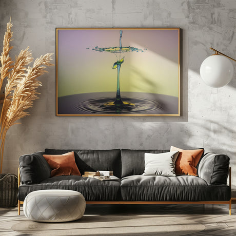 Dancing Drops Poster och Canvastavla