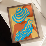 The Blue Sarong Poster och Canvastavla