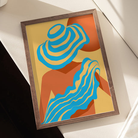The Blue Sarong Poster och Canvastavla