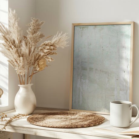 Textured cloud dancer mural Poster och Canvastavla