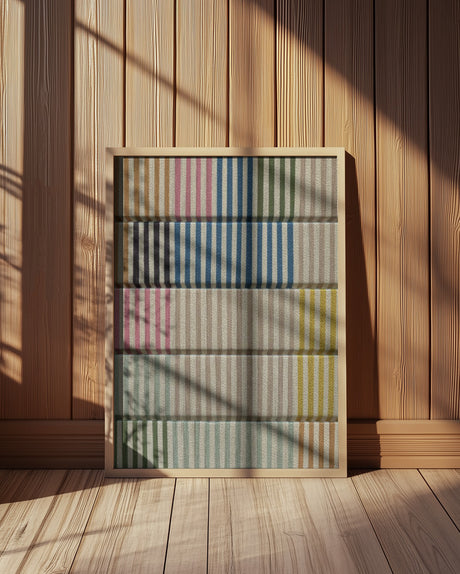 Pelco Stripe Multi Pictufy Poster och Canvastavla