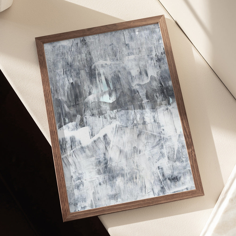 Concrete structure 17 Abstract painting mural Poster och Canvastavla