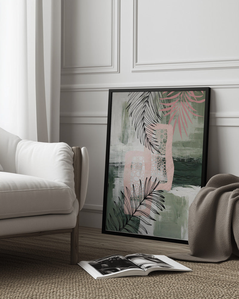 Verdant Blush 3 Poster och Canvastavla