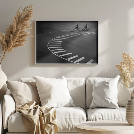 Bicycle track Poster och Canvastavla
