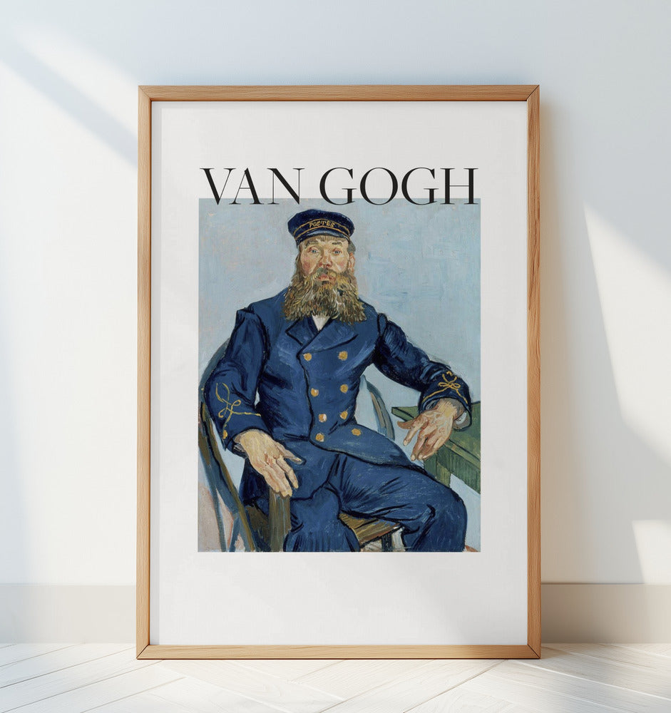 Portrait of the Postman Joseph Roulin (1888) Poster och Canvastavla