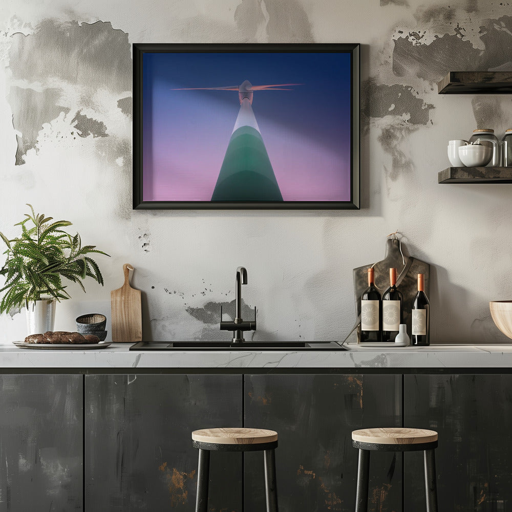 Wind Energy Poster och Canvastavla