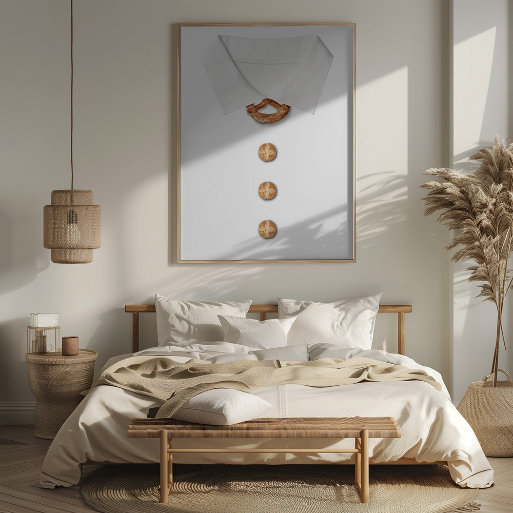 the baker bakes not only bread Poster och Canvastavla