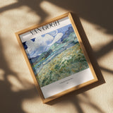 Landscape From Saint Rémy (1889) Poster och Canvastavla