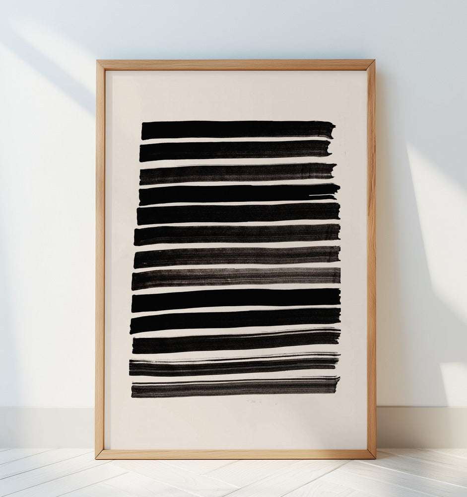 Stripes_Beige Poster och Canvastavla