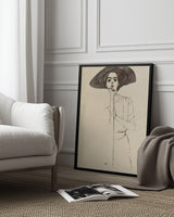 Portrait of a Woman 1910 Poster och Canvastavla