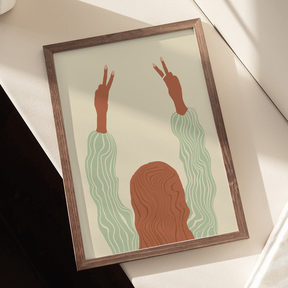 Peace Poster och Canvastavla