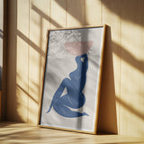 Vase and Woman Poster och Canvastavla