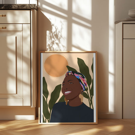 Sunny smile Poster och Canvastavla