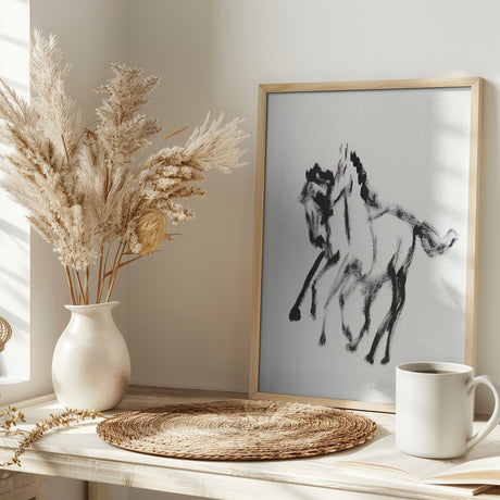 Horse 128 Poster och Canvastavla