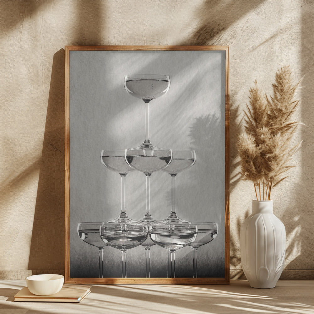 Champagne tower_9 Poster och Canvastavla