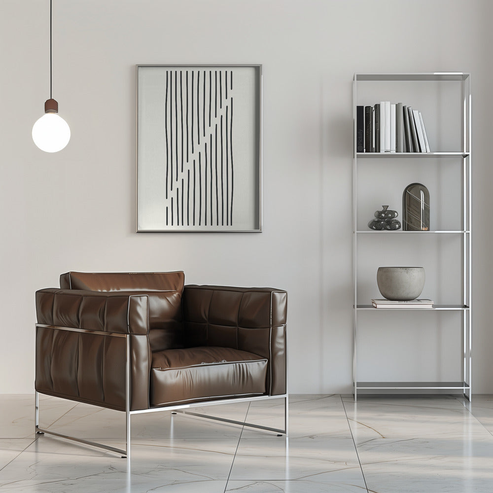 Minimal Line Design #3 Poster och Canvastavla