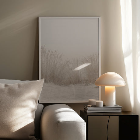 Dunes Grass Beige Poster och Canvastavla