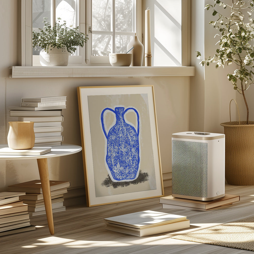 Big Blue Vase Poster och Canvastavla