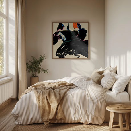 Midnight Reading Poster och Canvastavla