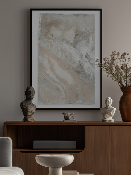Textured Tides 3 Poster och Canvastavla