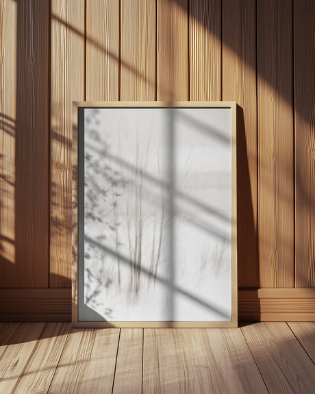 Winter White Poster och Canvastavla