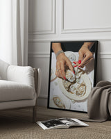 Oyster & Pearls No 01 Poster och Canvastavla