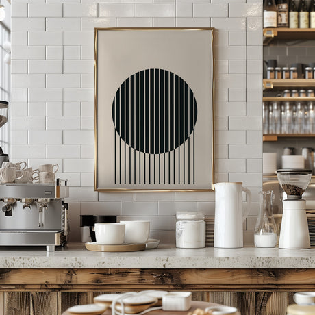 Minimal Circle Vibes #1 Poster och Canvastavla