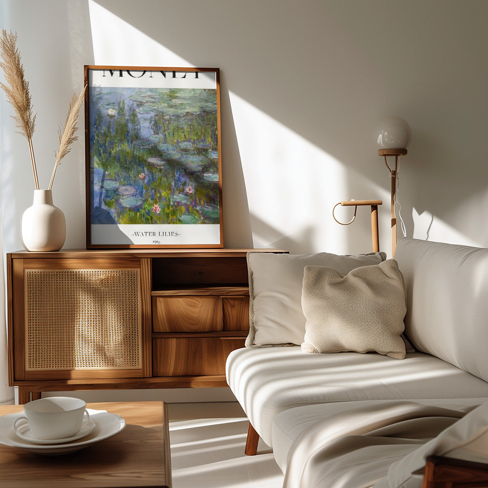 Water Lilies 1915 Poster och Canvastavla