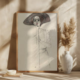 Portrait of a Woman 1910 Poster och Canvastavla