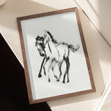 Horse 128 Poster och Canvastavla