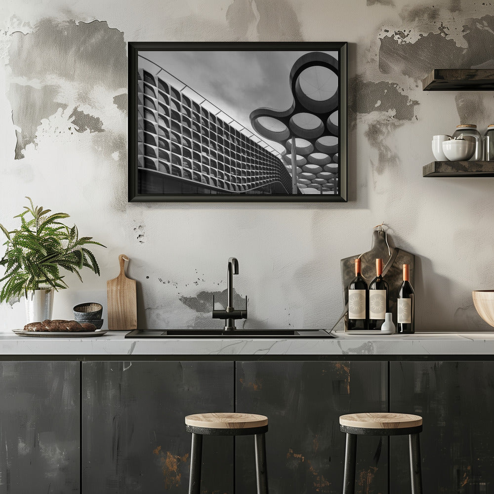 Wall station square Poster och Canvastavla