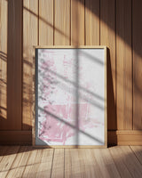 Pink abstract Poster och Canvastavla