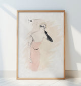 Yvette Guilbert In columbine a Pierrot (1894) Poster och Canvastavla