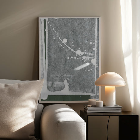 Tension fields 2 Abstract painting 18 green mural Poster och Canvastavla