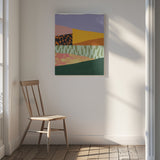 Collage abstract minimalism Poster och Canvastavla