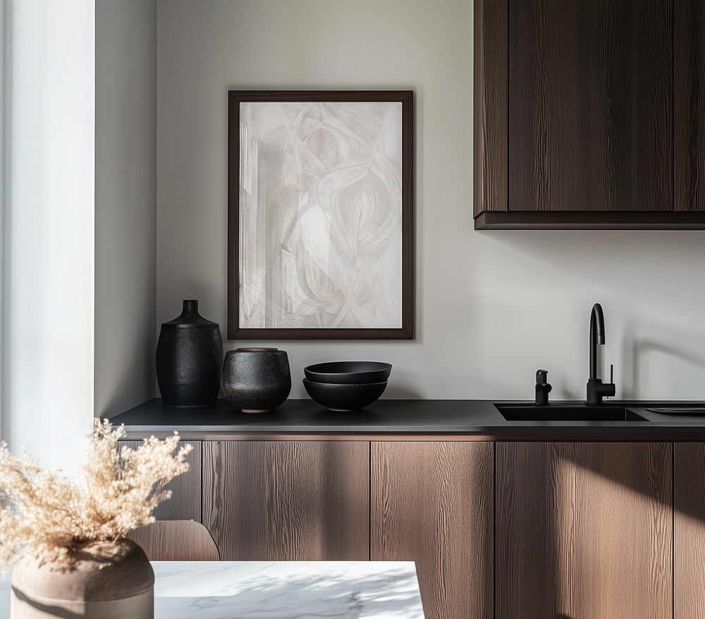 Soft Swirls Poster och Canvastavla