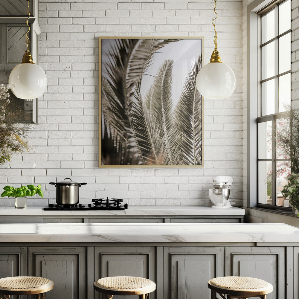 Palm Love Poster och Canvastavla