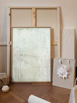 Textured cloud dancer mural Poster och Canvastavla